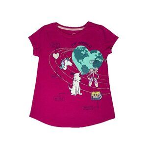 Wonder Nation Girls Size 6/6x Pink Shirt